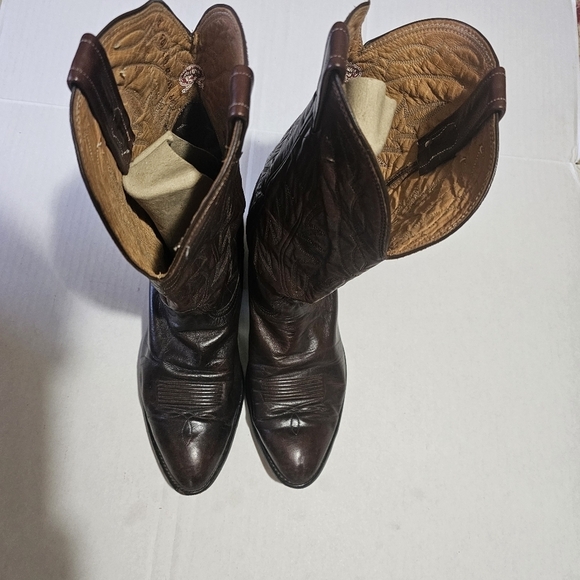 Nocona Boots Vintage Western Cowboy Men Boots Size 10.5 - Picture 7 of 8